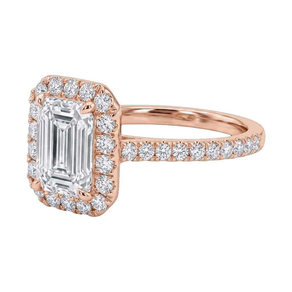 Emerald Cut Lab-Grown Diamond Solitaire Ring