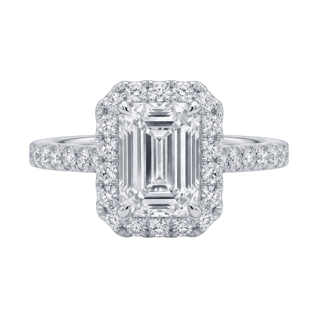 Emerald Cut Lab-Grown Diamond Solitaire Ring