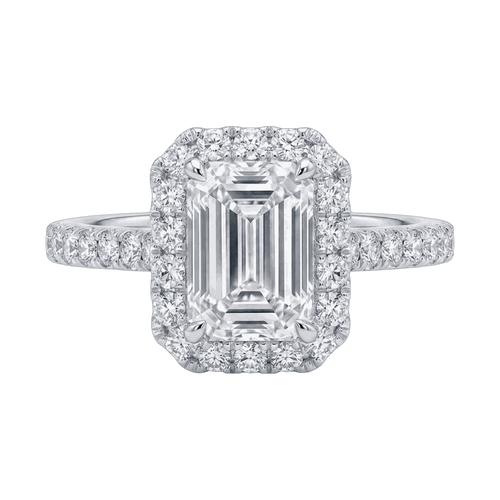Emerald Cut Lab-Grown Diamond Solitaire Ring