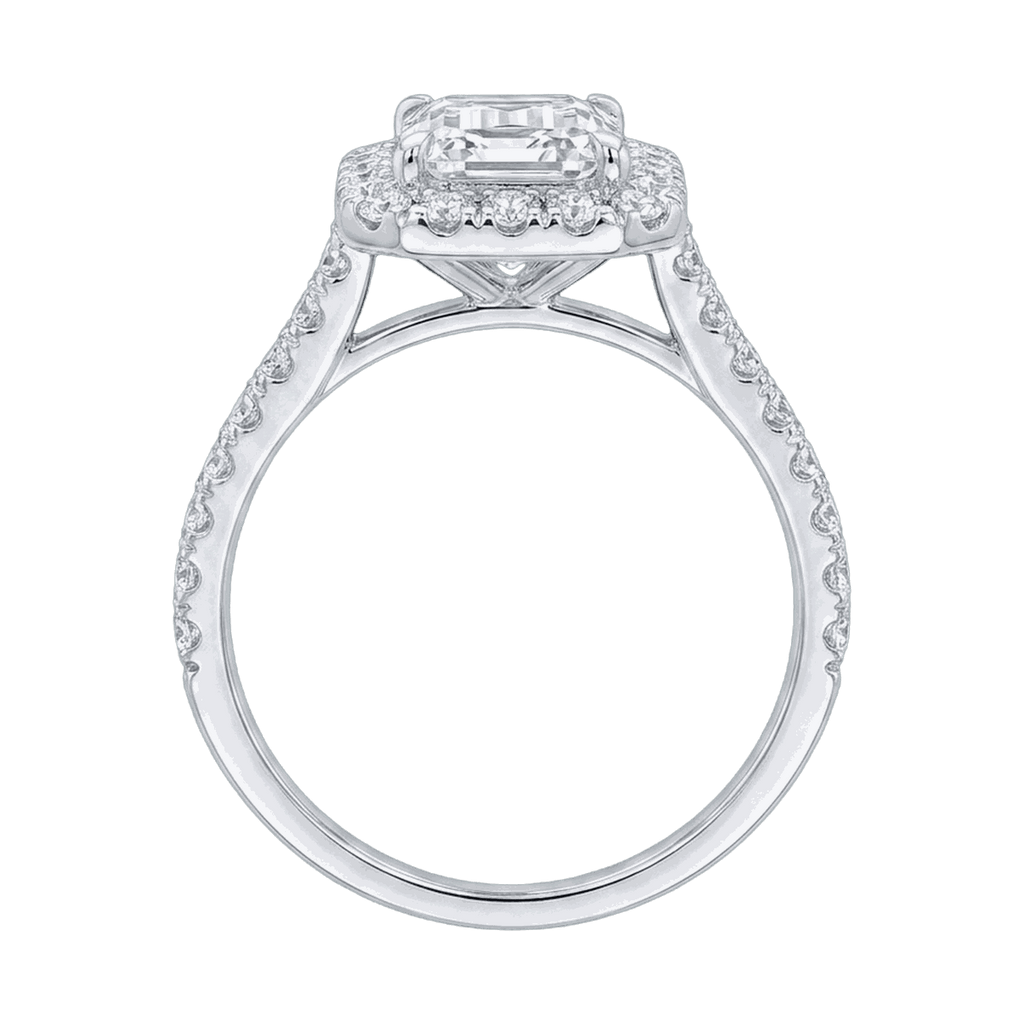 Emerald Cut Lab-Grown Diamond Solitaire Ring
