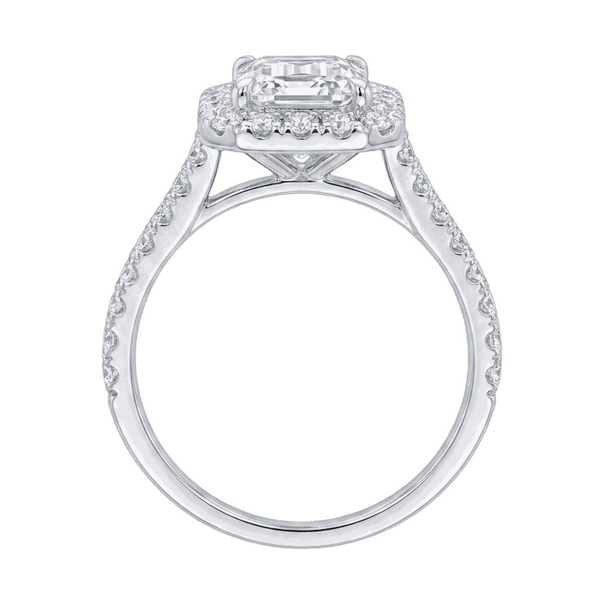 Emerald Cut Lab-Grown Diamond Solitaire Ring