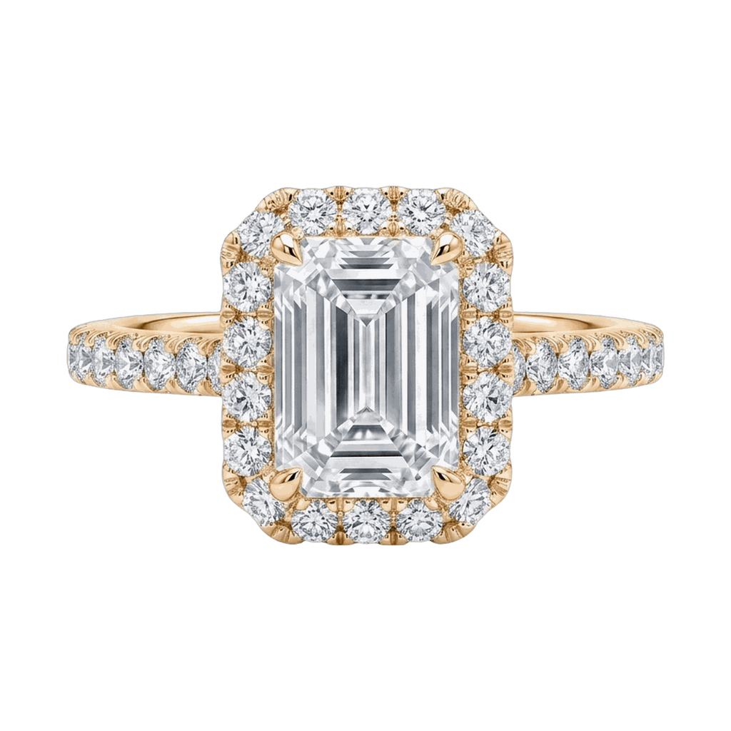 Emerald Cut Lab-Grown Diamond Solitaire Ring