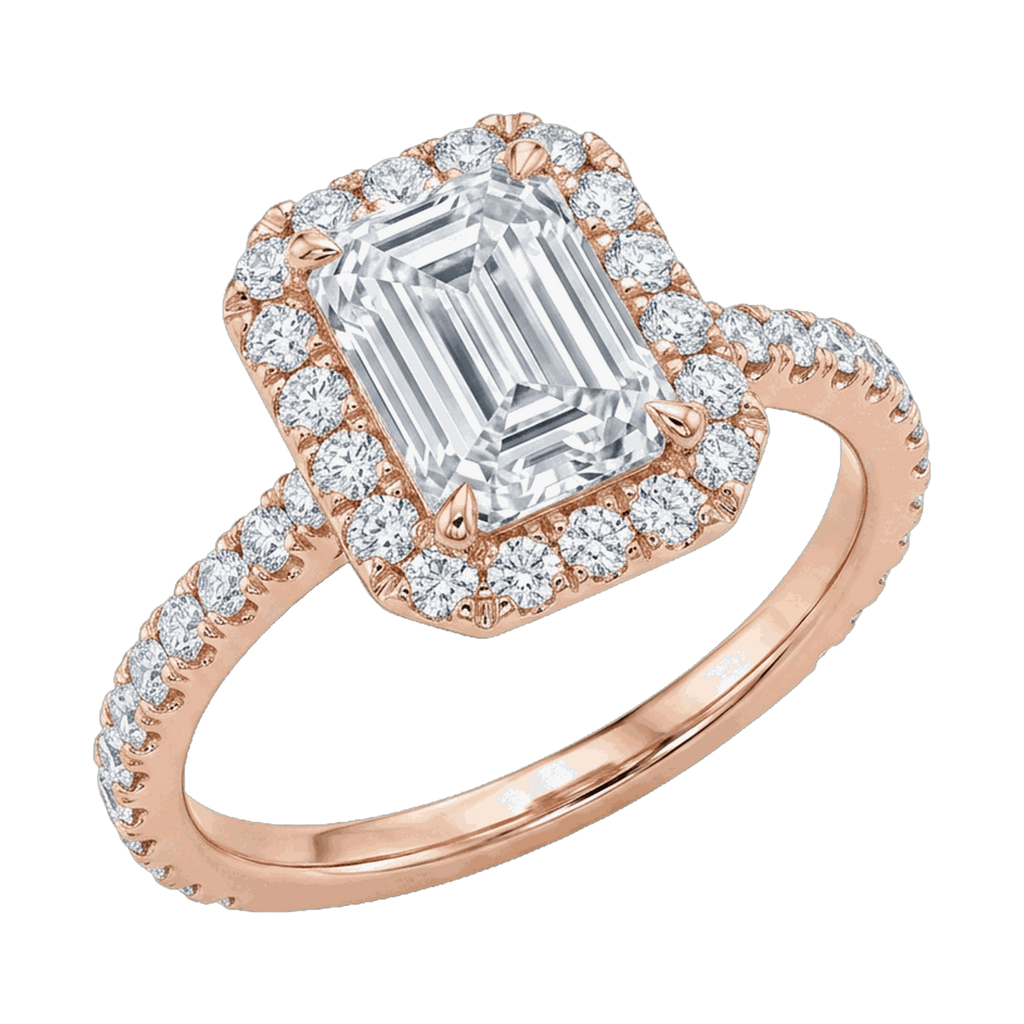 Emerald Cut Lab-Grown Diamond Solitaire Ring