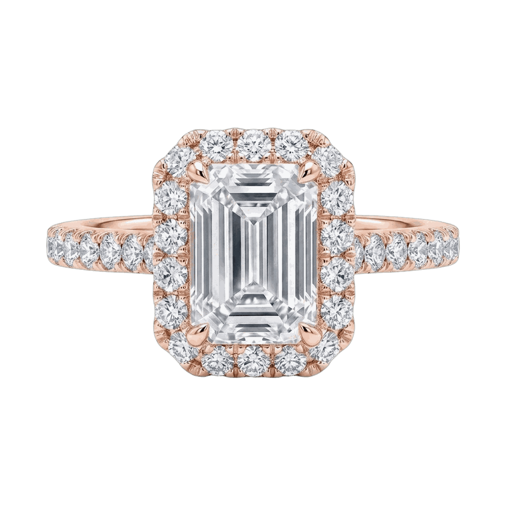 Emerald Cut Lab-Grown Diamond Solitaire Ring