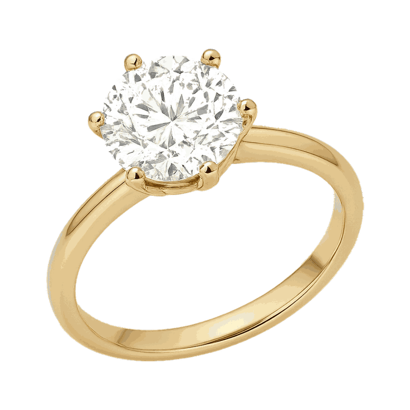 Oval Lab-Grown Diamond Solitaire Ring