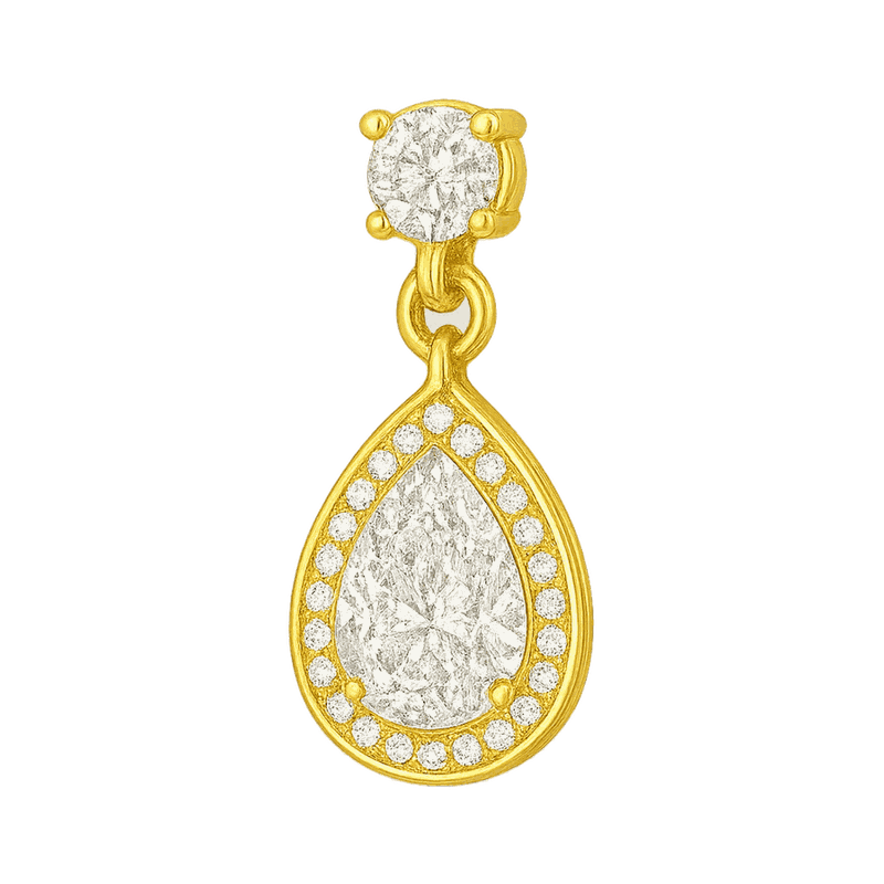 Toi et Moi Lab-Grown Diamond Drop Earrings