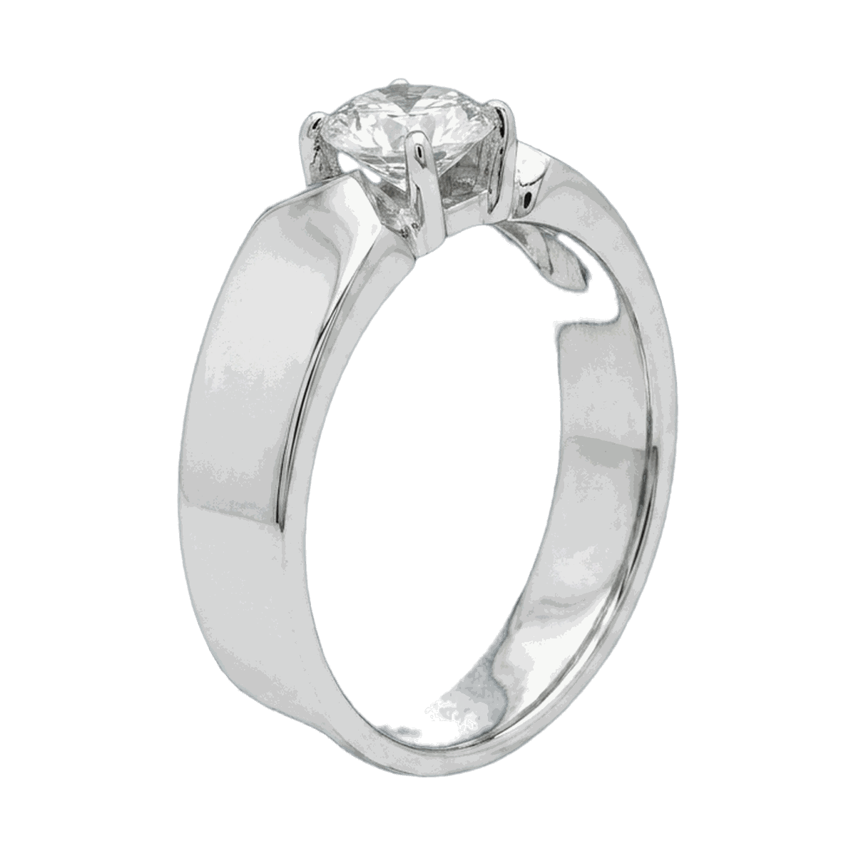Round-Cut Lab-Grown Diamond Men's Ring