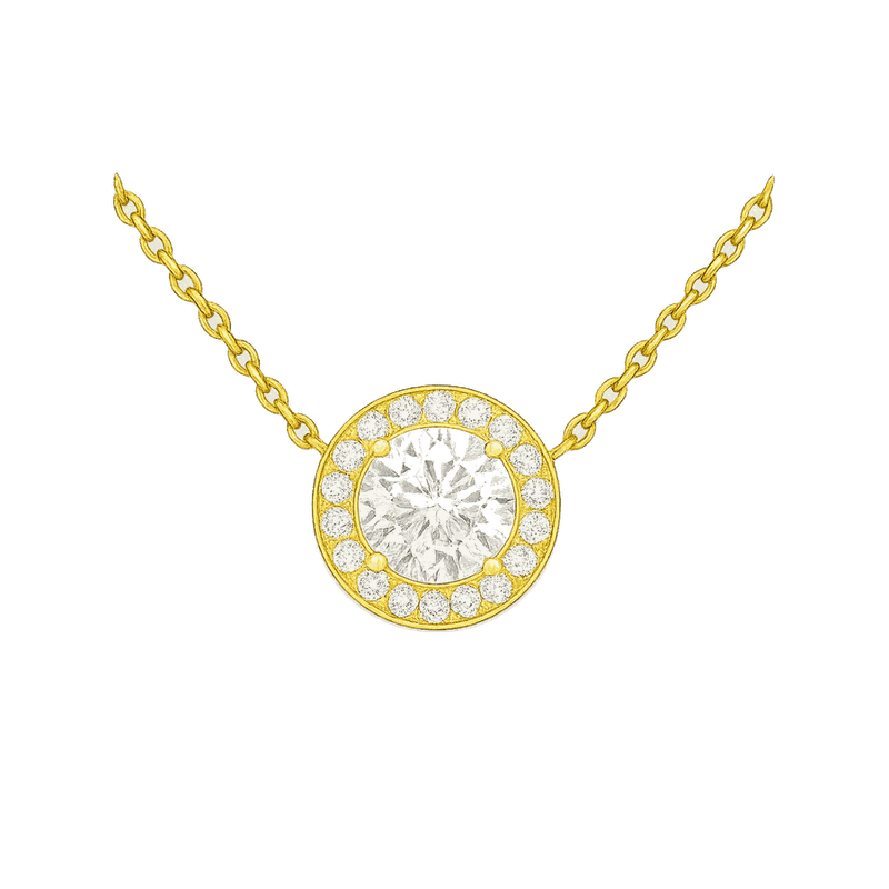 Star Ring Collection Round Rhinestone Halo Bracelet