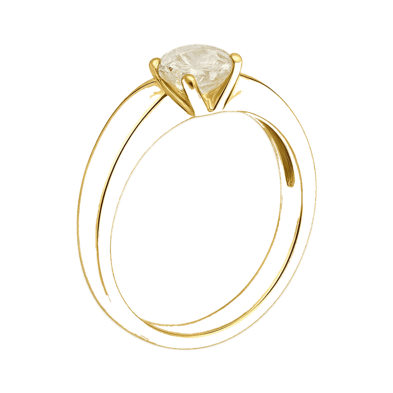 Round-Cut Lab-Grown Diamond Men's Ring
