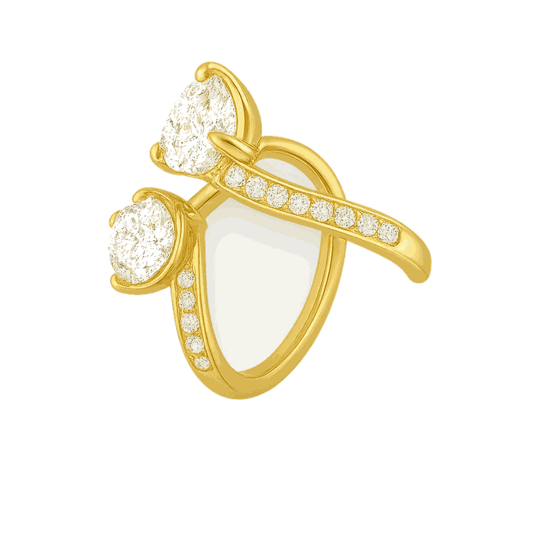 Twin Round Lab-Grown Diamond Ring