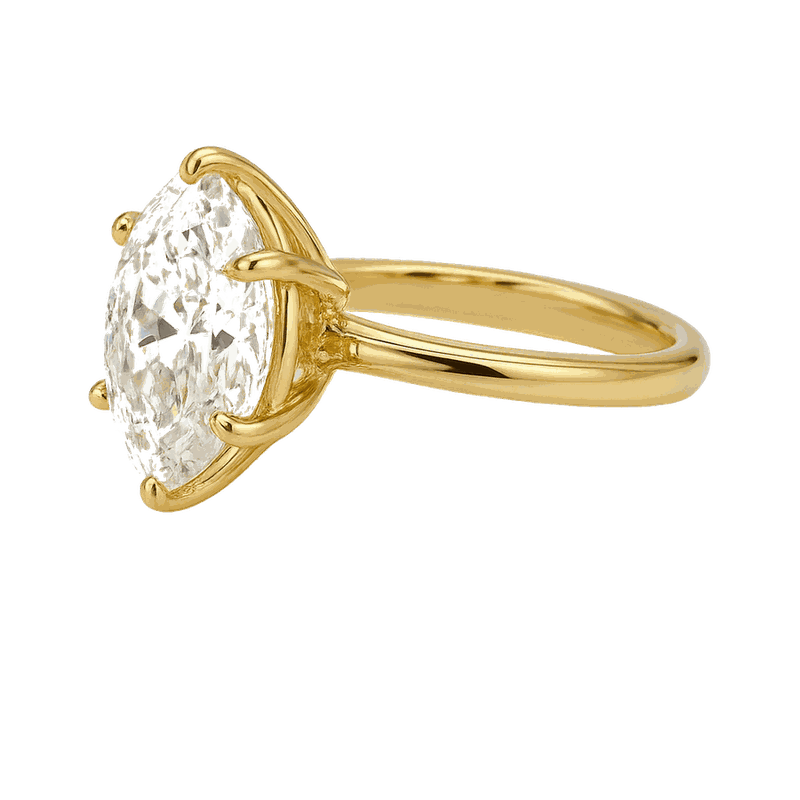 Oval Lab-Grown Diamond Solitaire Ring