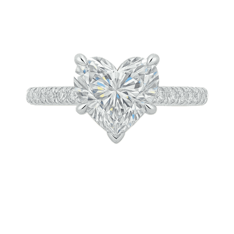 Heart Cut Lab-Grown Diamond Solitaire Ring