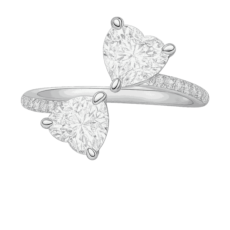 Twin Round Lab-Grown Diamond Ring