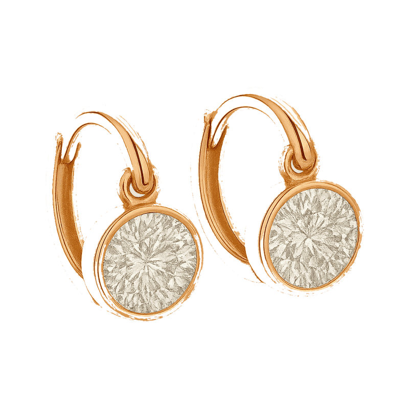 Bezel Set Lab-Grown Diamond Drop Earrings