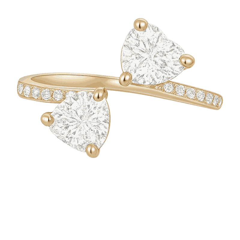 Twin Round Lab-Grown Diamond Ring