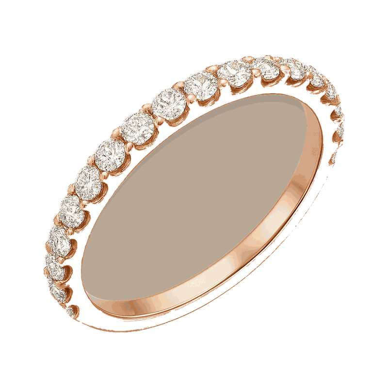 Round Lab-Grown Diamond Stackable Band