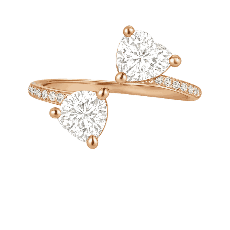 Twin Round Lab-Grown Diamond Ring