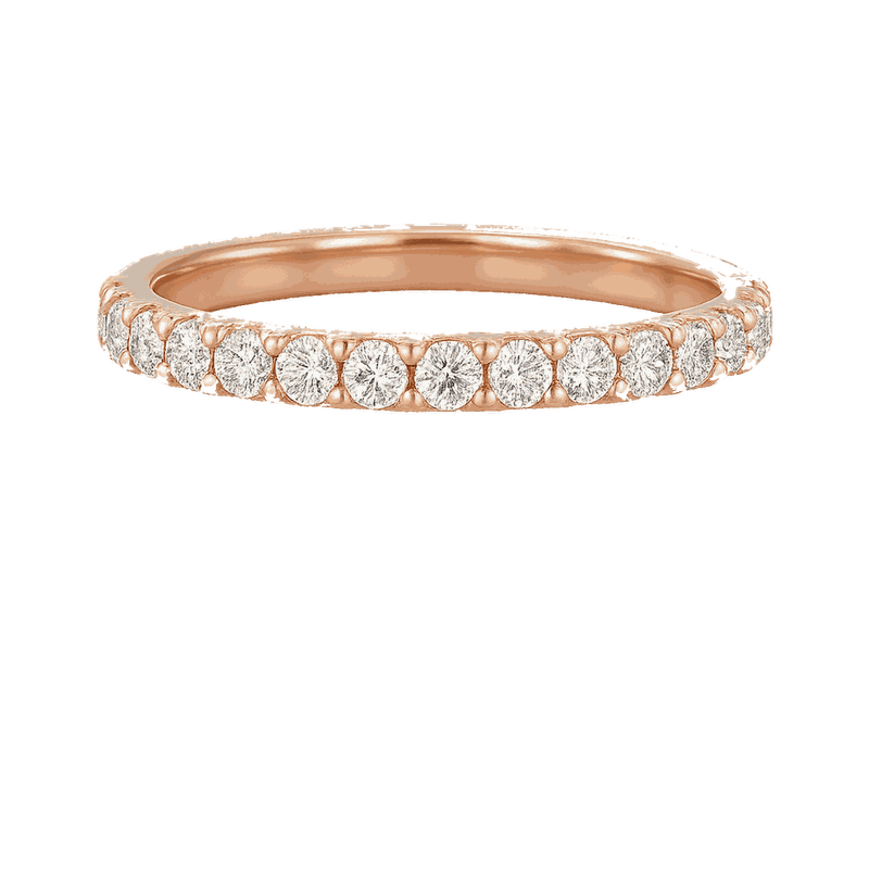 Round Lab-Grown Diamond Stackable Band