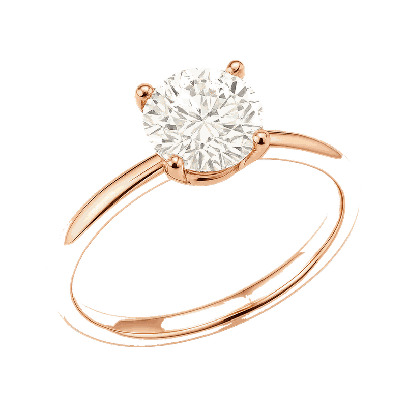 Oval Lab-Grown Diamond Solitaire Ring