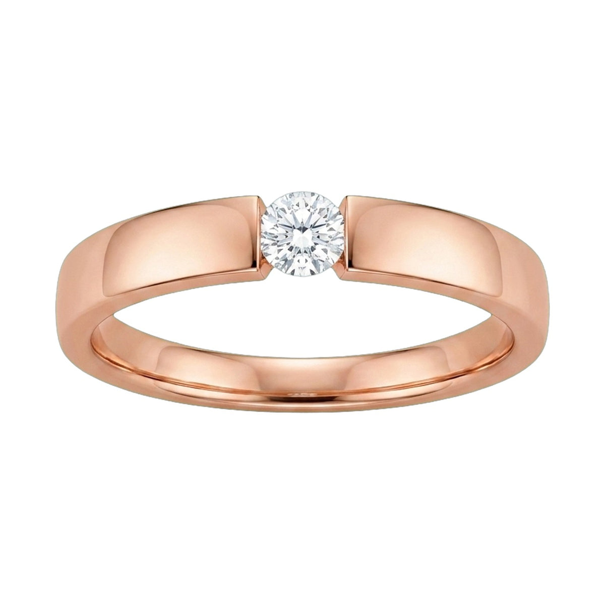 Eternity Round-Cut Lab-Grown Diamond Couple Ring Set