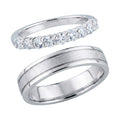 Classic Diamond Couple Ring Set