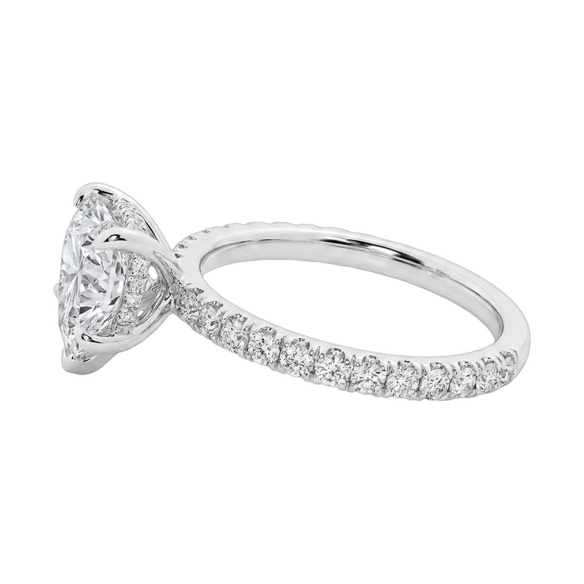 Heart Cut Lab-Grown Diamond Solitaire Ring