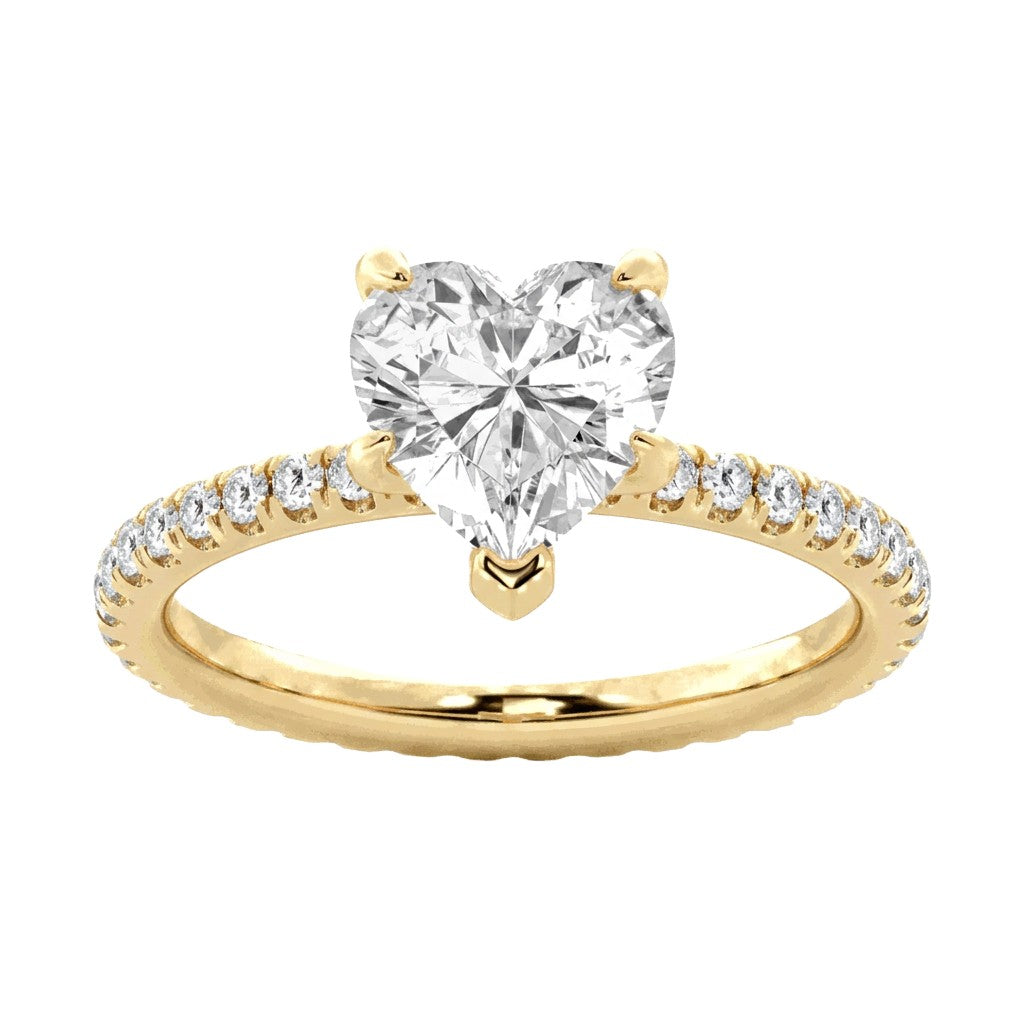 Heart Cut Lab-Grown Diamond Solitaire Ring