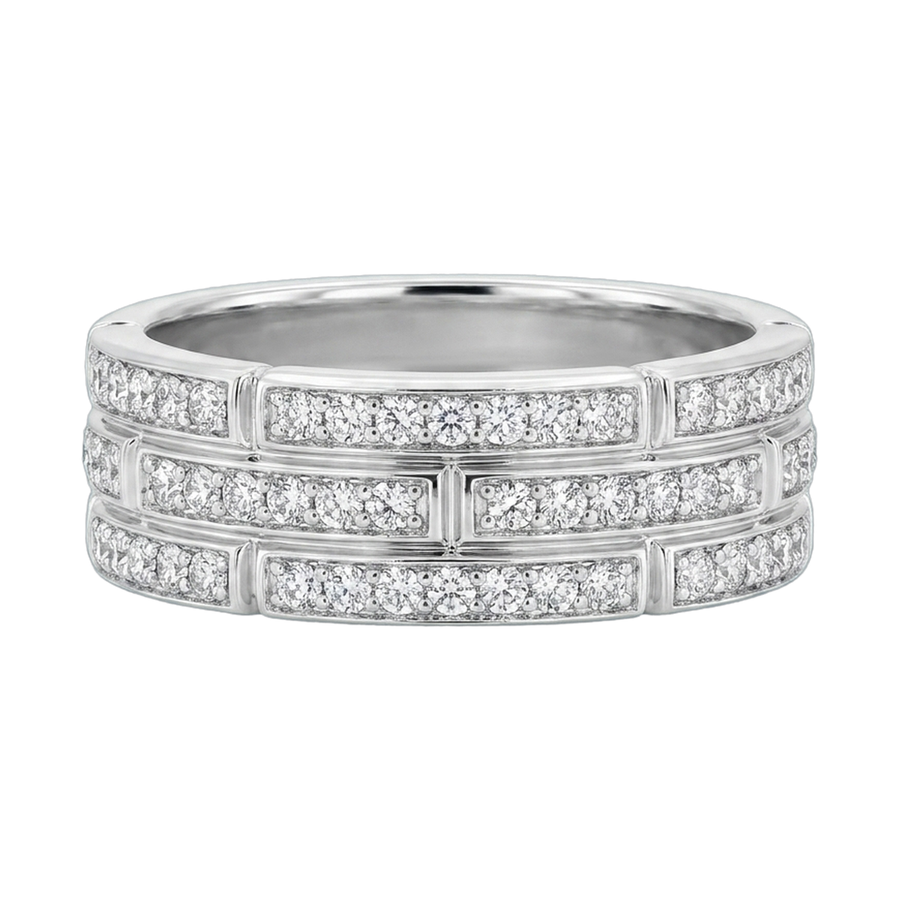 Halo Lab-Grown Diamond Pendant Necklace white gold