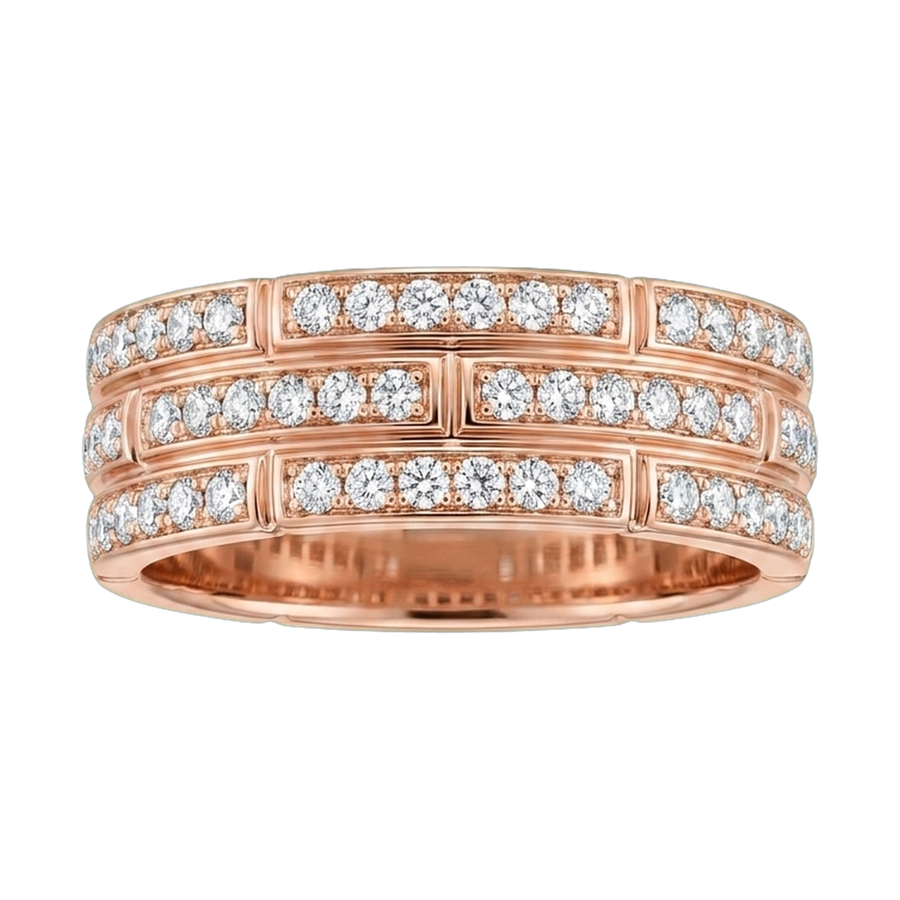 Halo Lab-Grown Diamond Pendant Necklace rose gold