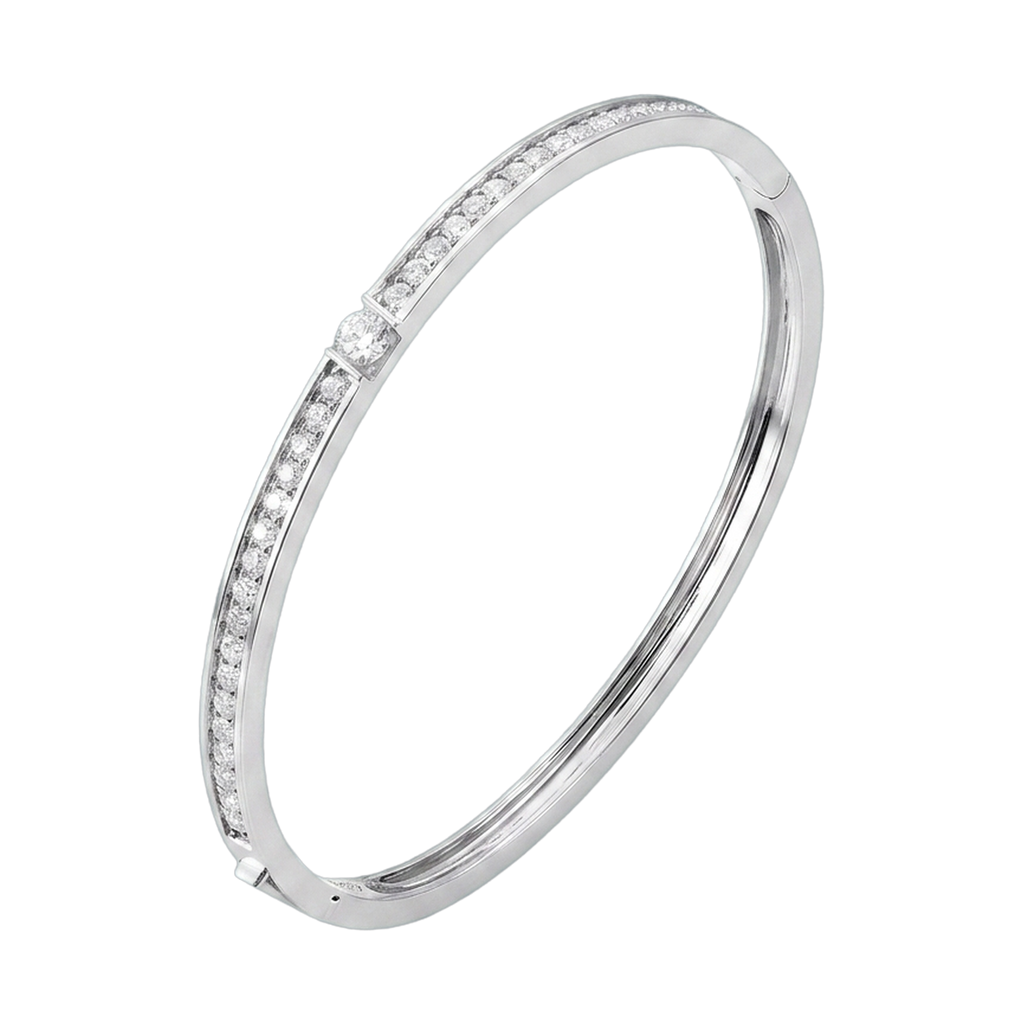 Channel Set Bangle