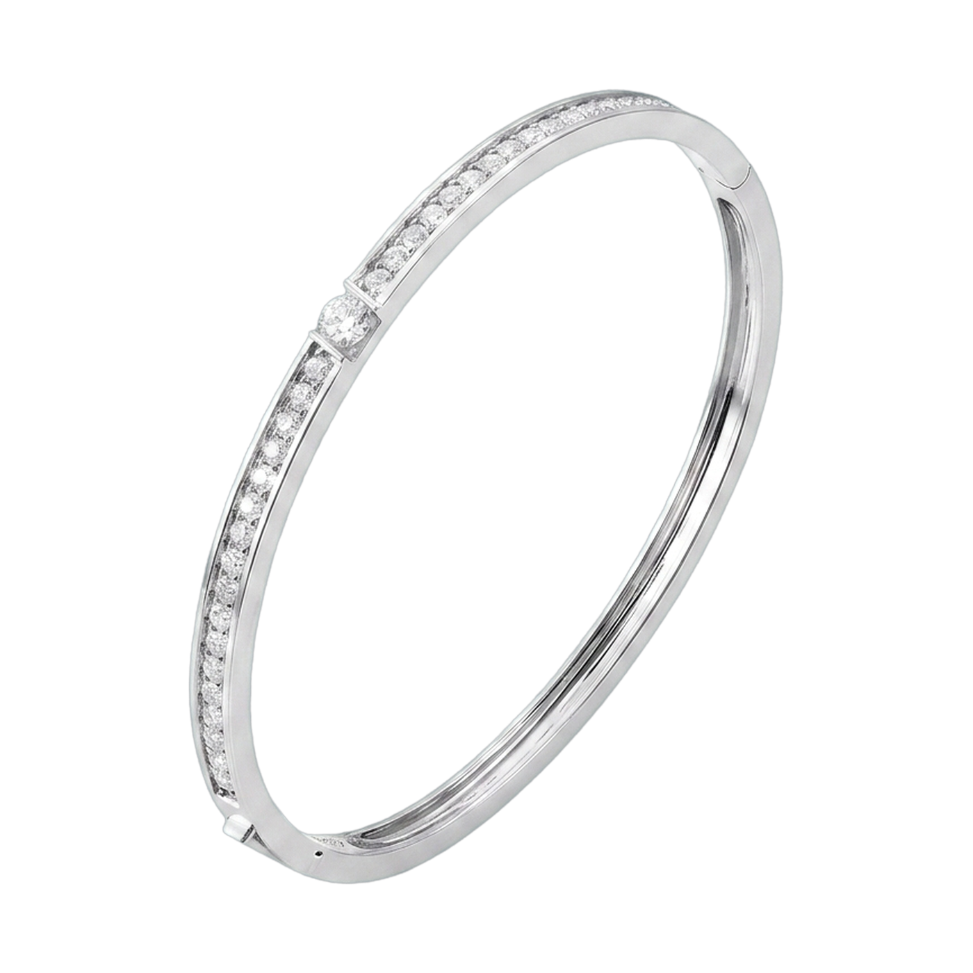 Channel Set Bangle