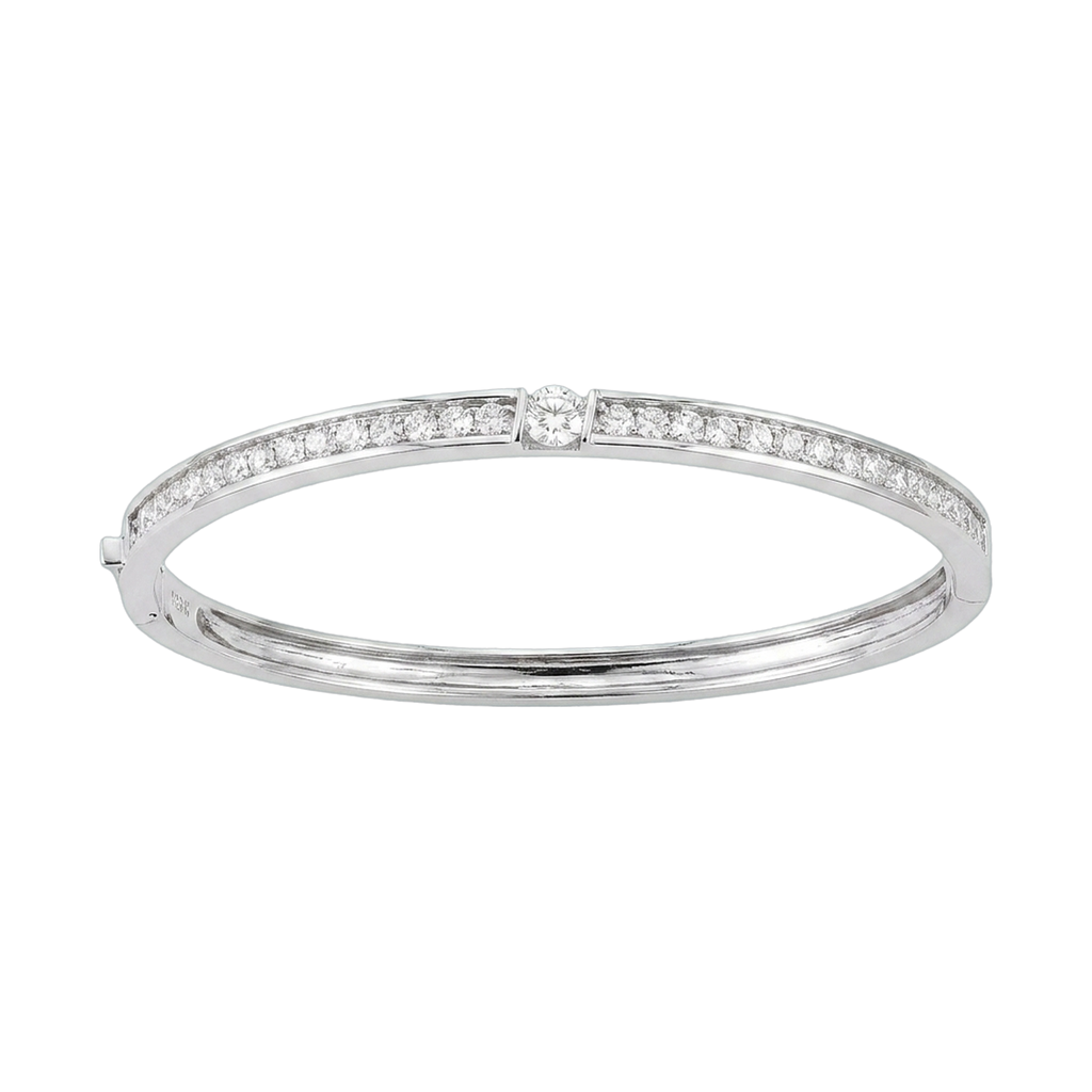 Channel Set Bangle