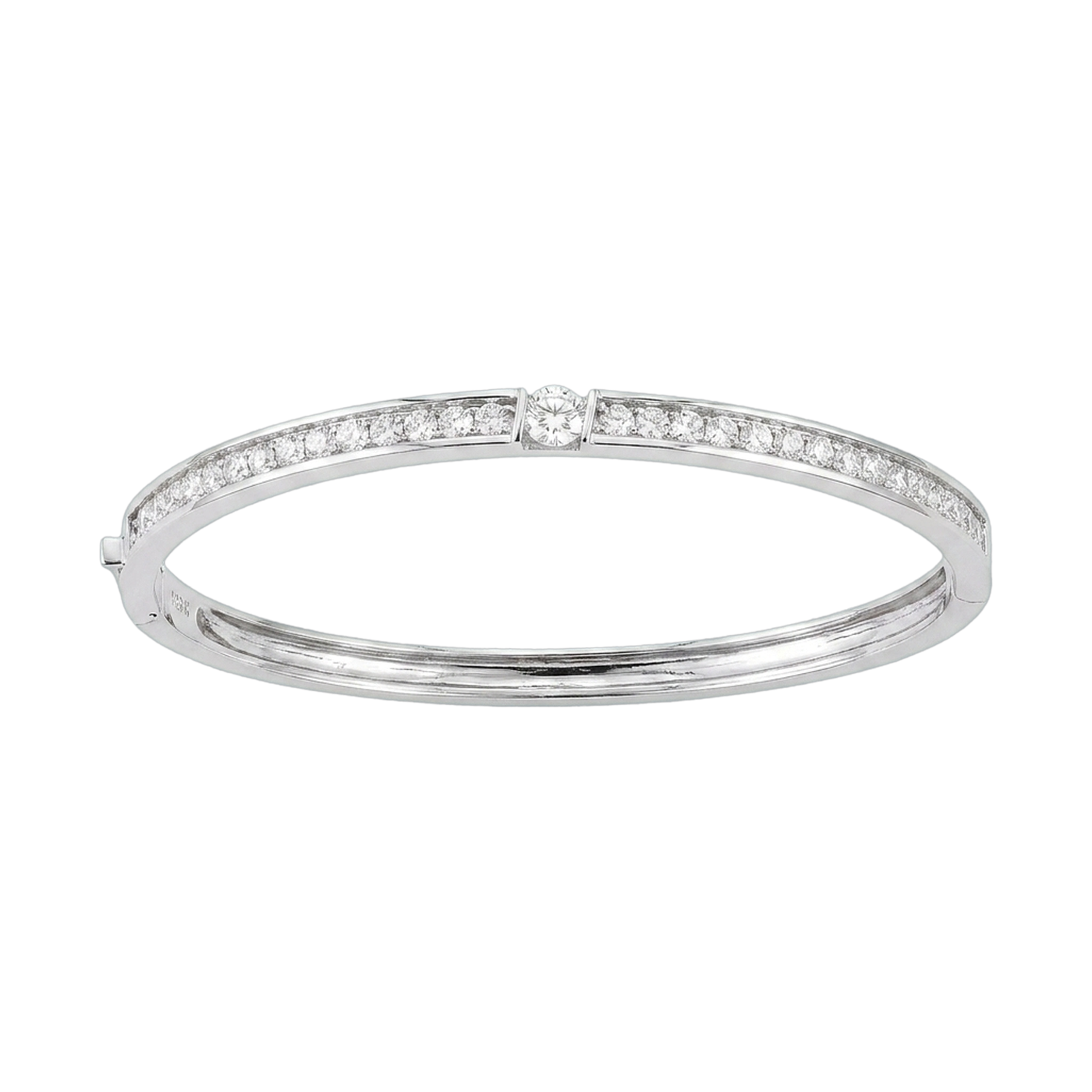 Channel Set Bangle