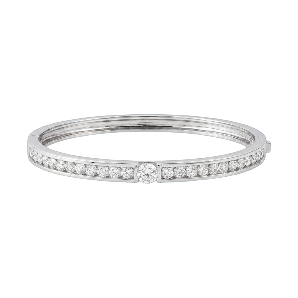 Channel Set Bangle
