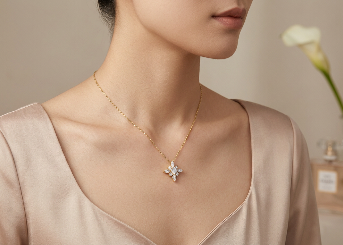 Diamond Cross Pendant