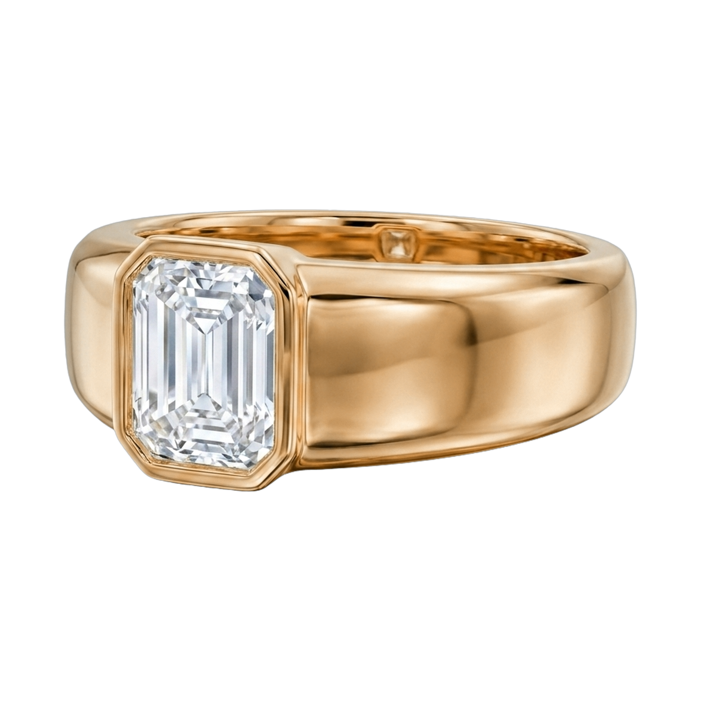 Emerald-Cut Men's Ring