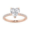 Heart Cut Solitaire Ring