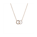 Interlocking Circle Lab-Grown Diamond Pendant Necklace