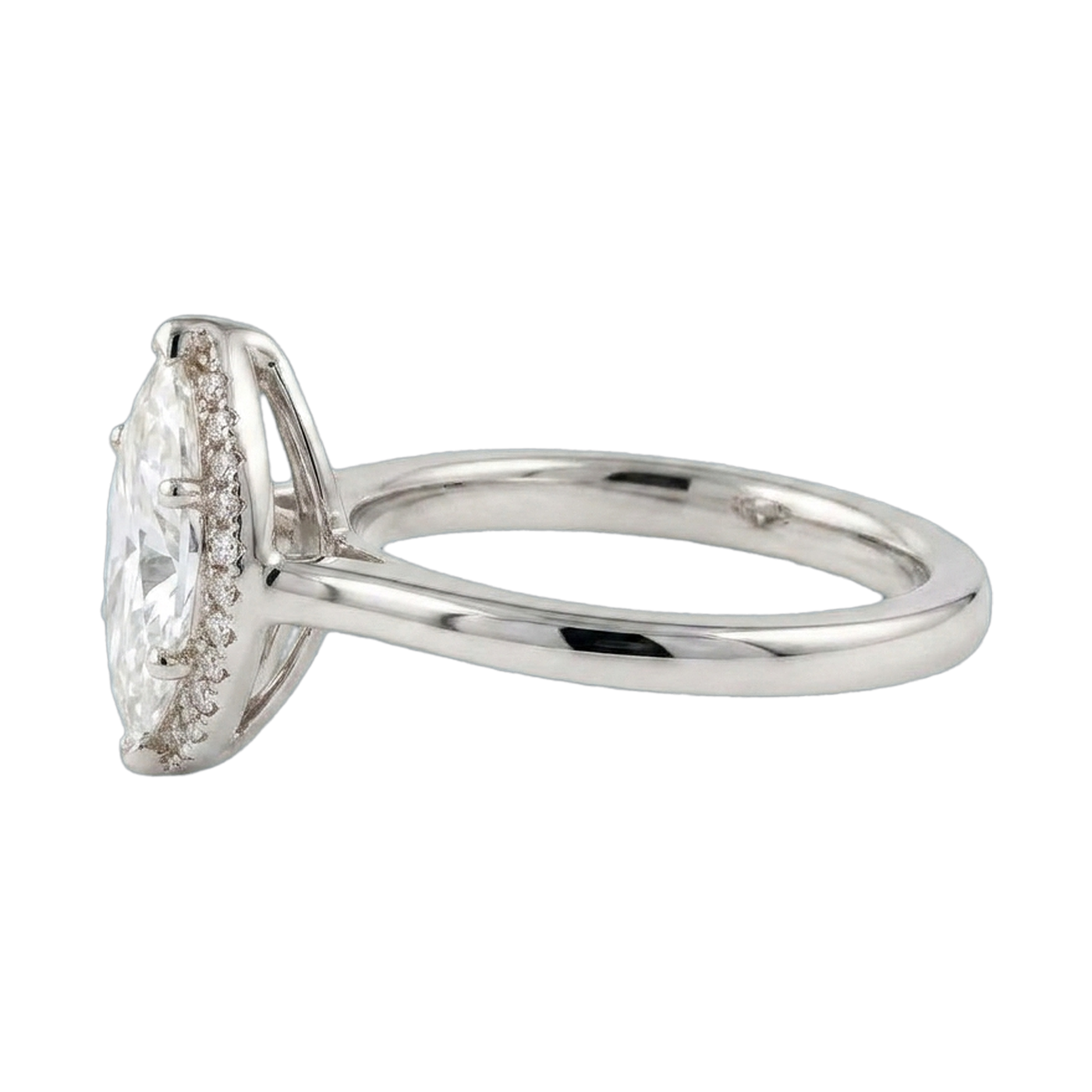 Marquise Halo Lab-Grown Diamond Ring
