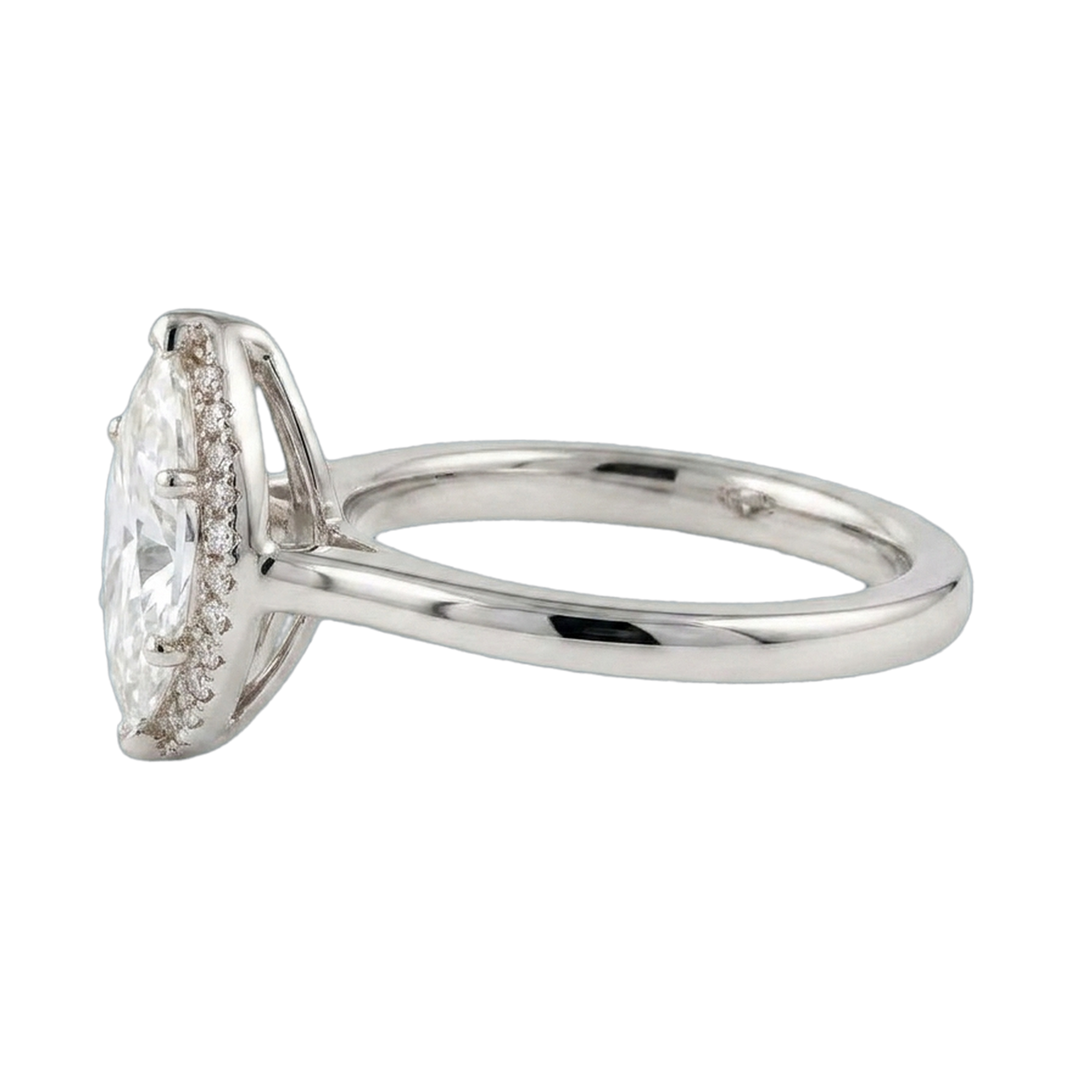 Marquise Halo Lab-Grown Diamond Ring