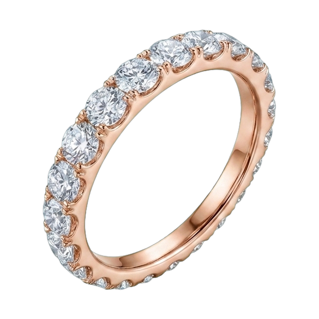 Round Lab-Grown Diamond Stackable Band