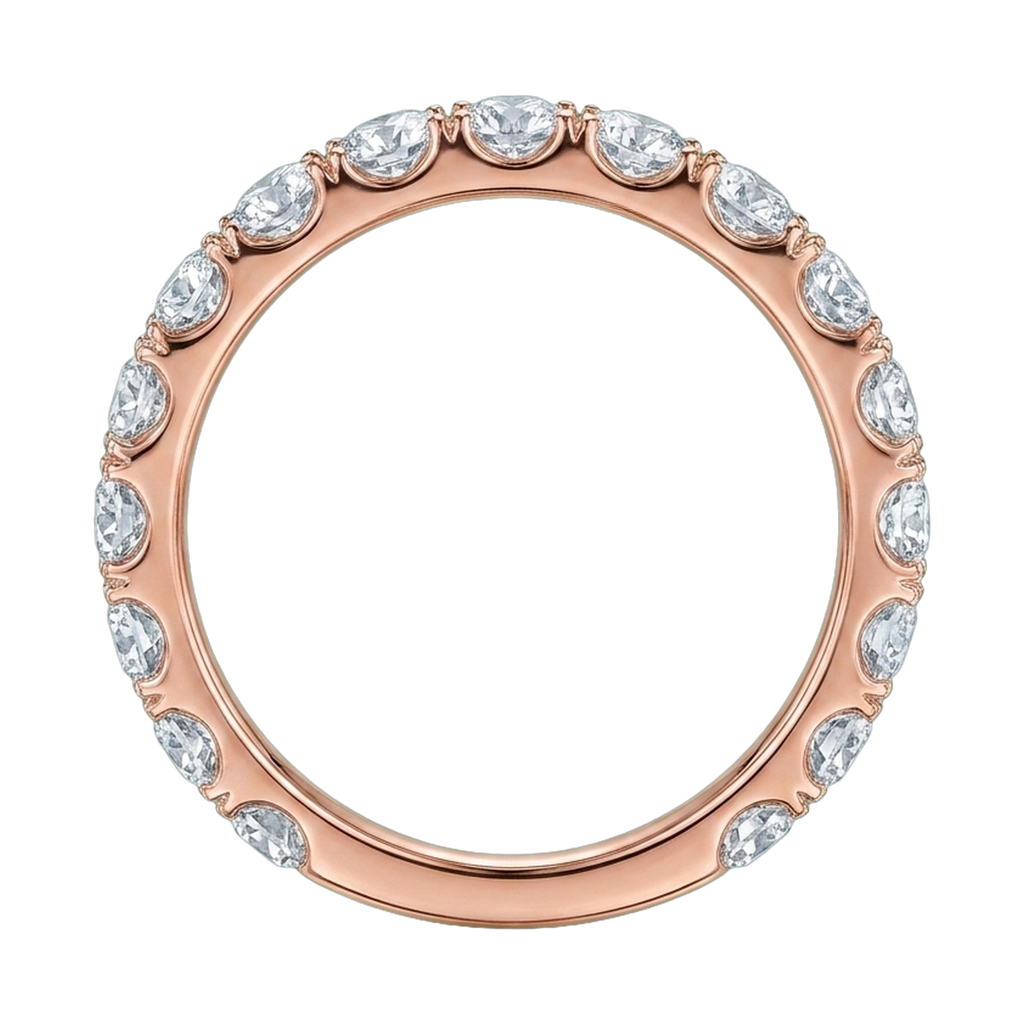 Round Lab-Grown Diamond Stackable Band