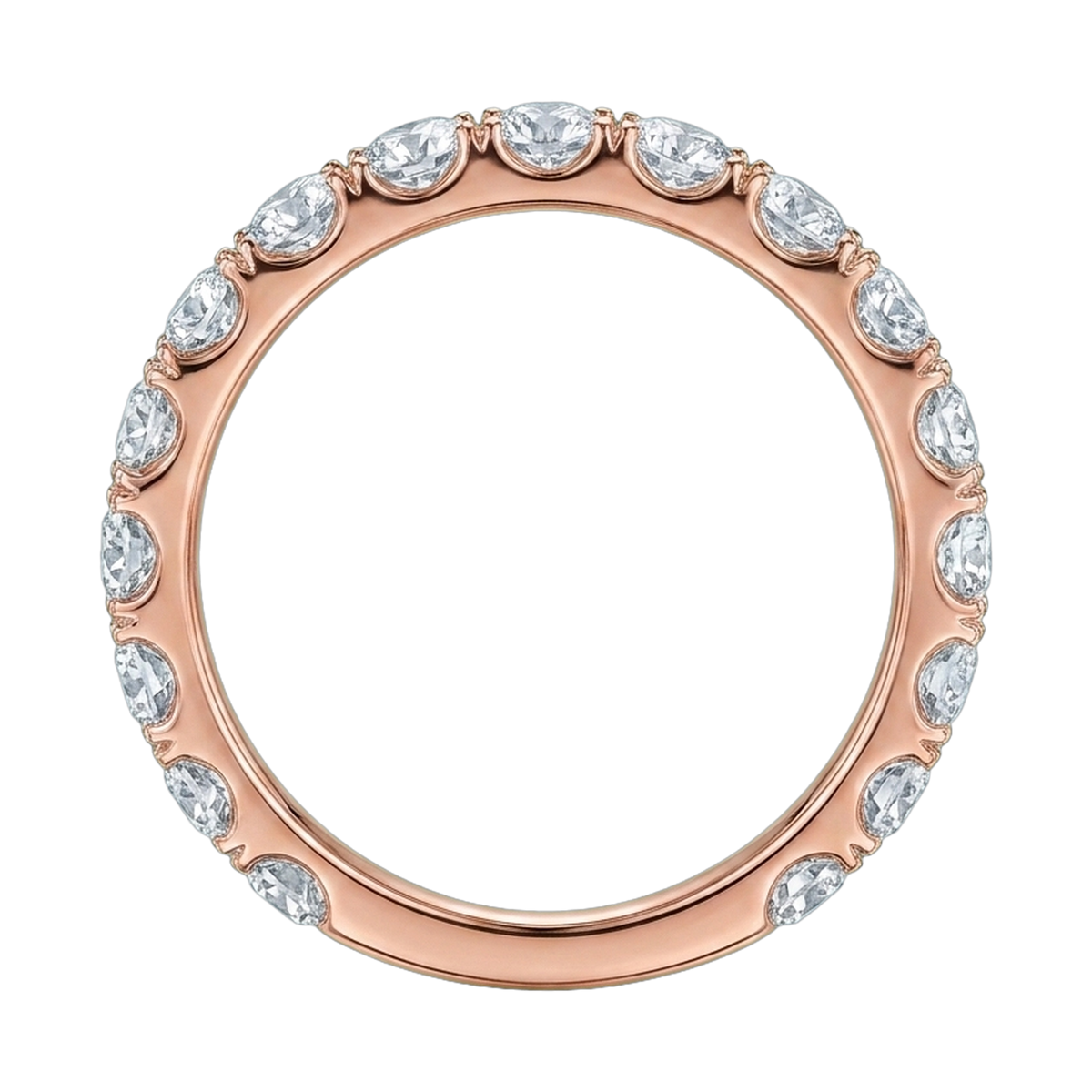 Round Lab-Grown Diamond Stackable Band