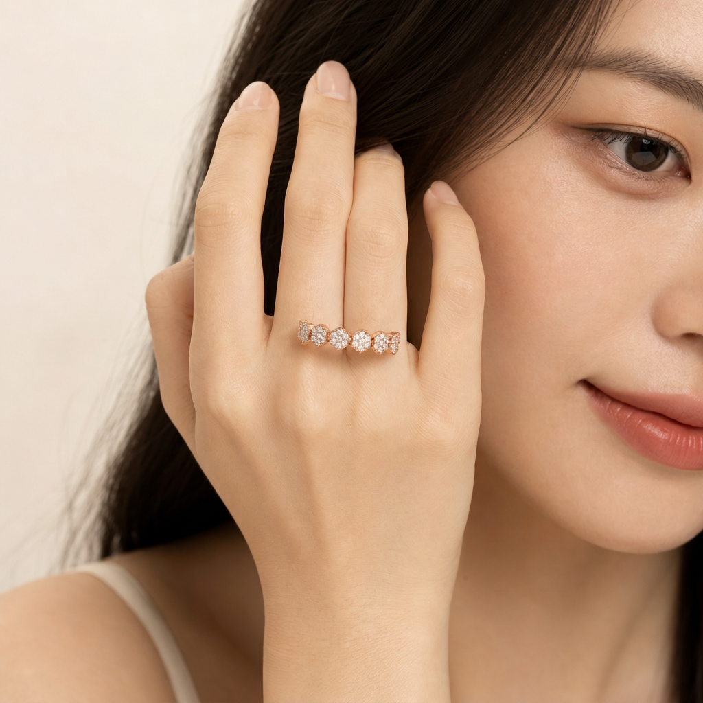 Round Lab-Grown Diamond Stackable Band