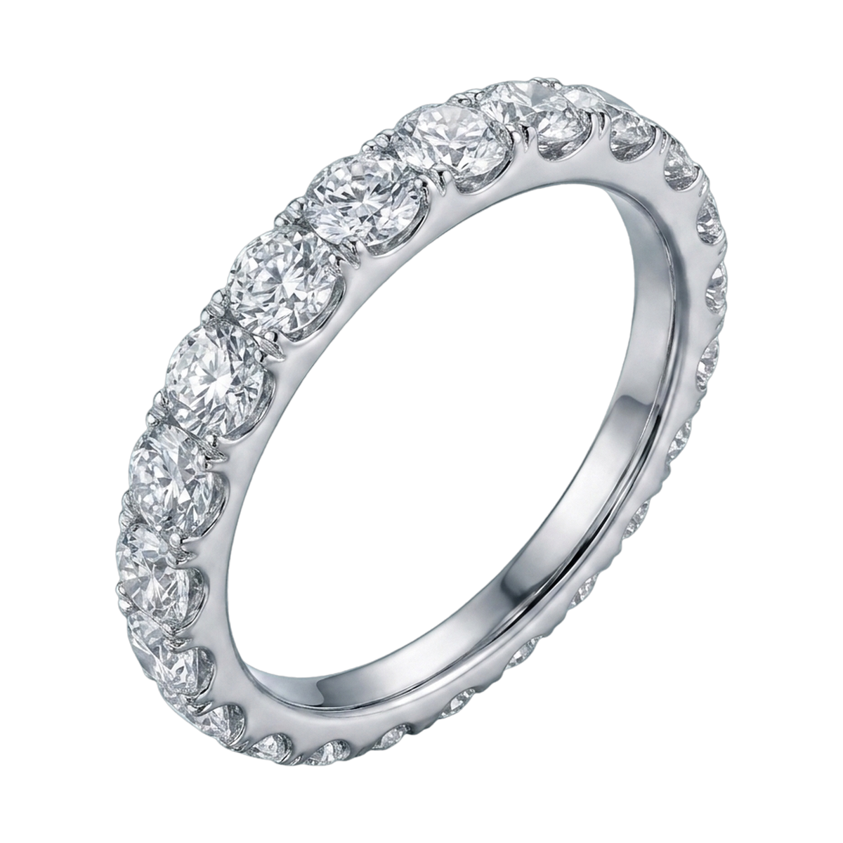 Round Lab-Grown Diamond Stackable Band
