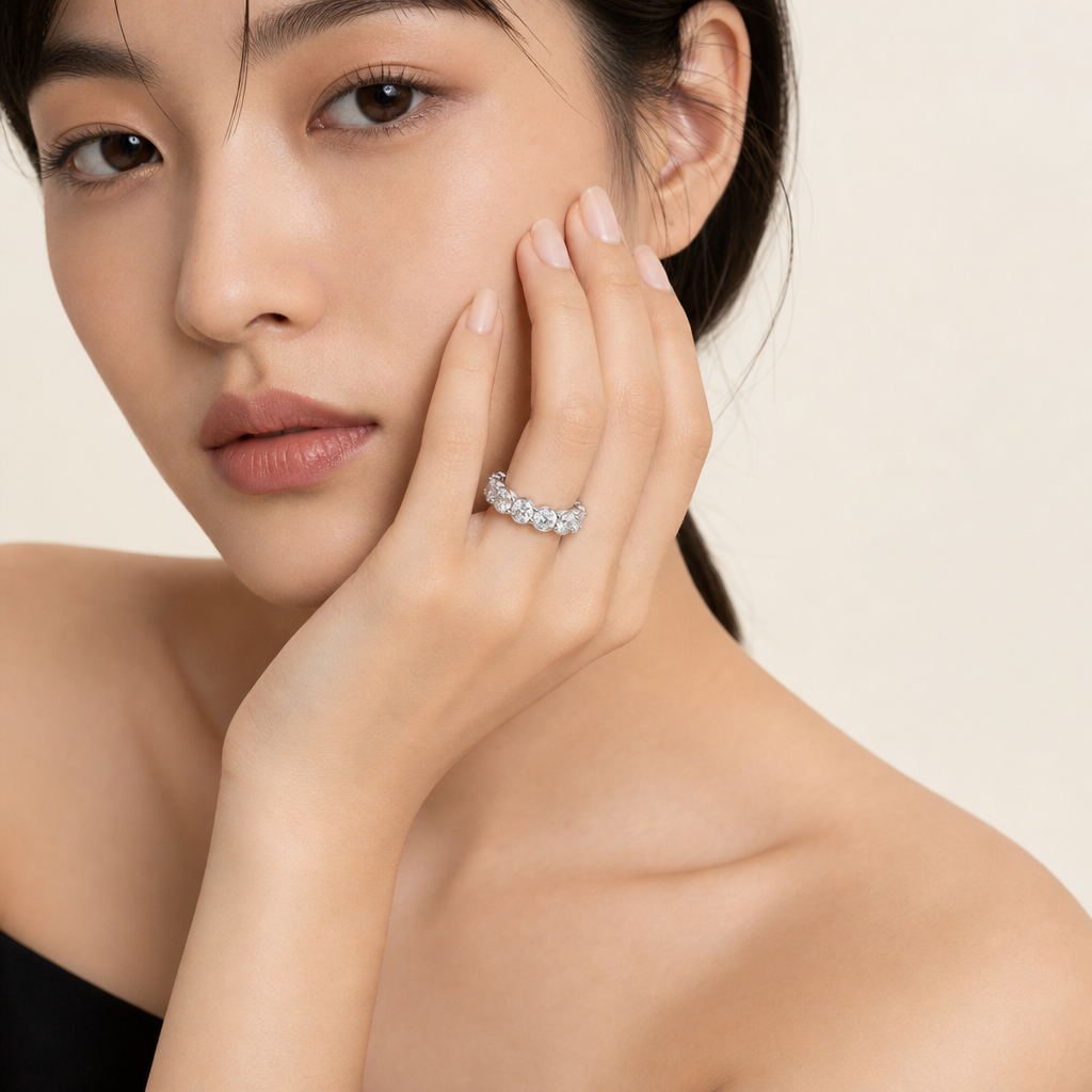 Round Lab-Grown Diamond Stackable Band