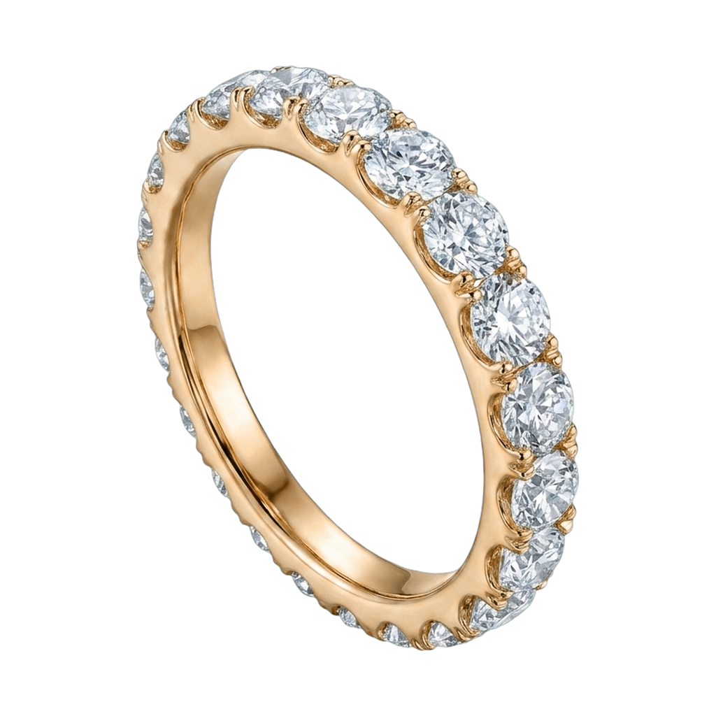 Round Lab-Grown Diamond Stackable Band