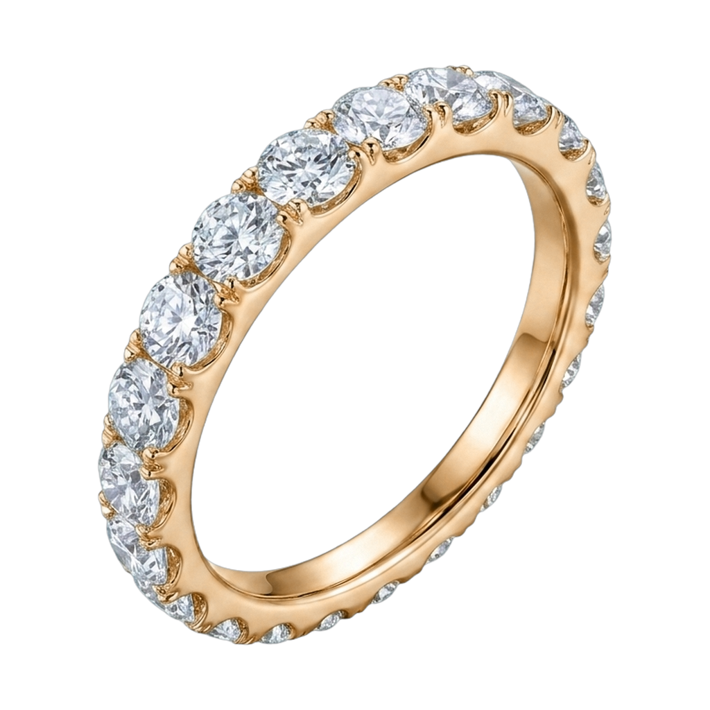 Round Lab-Grown Diamond Stackable Band