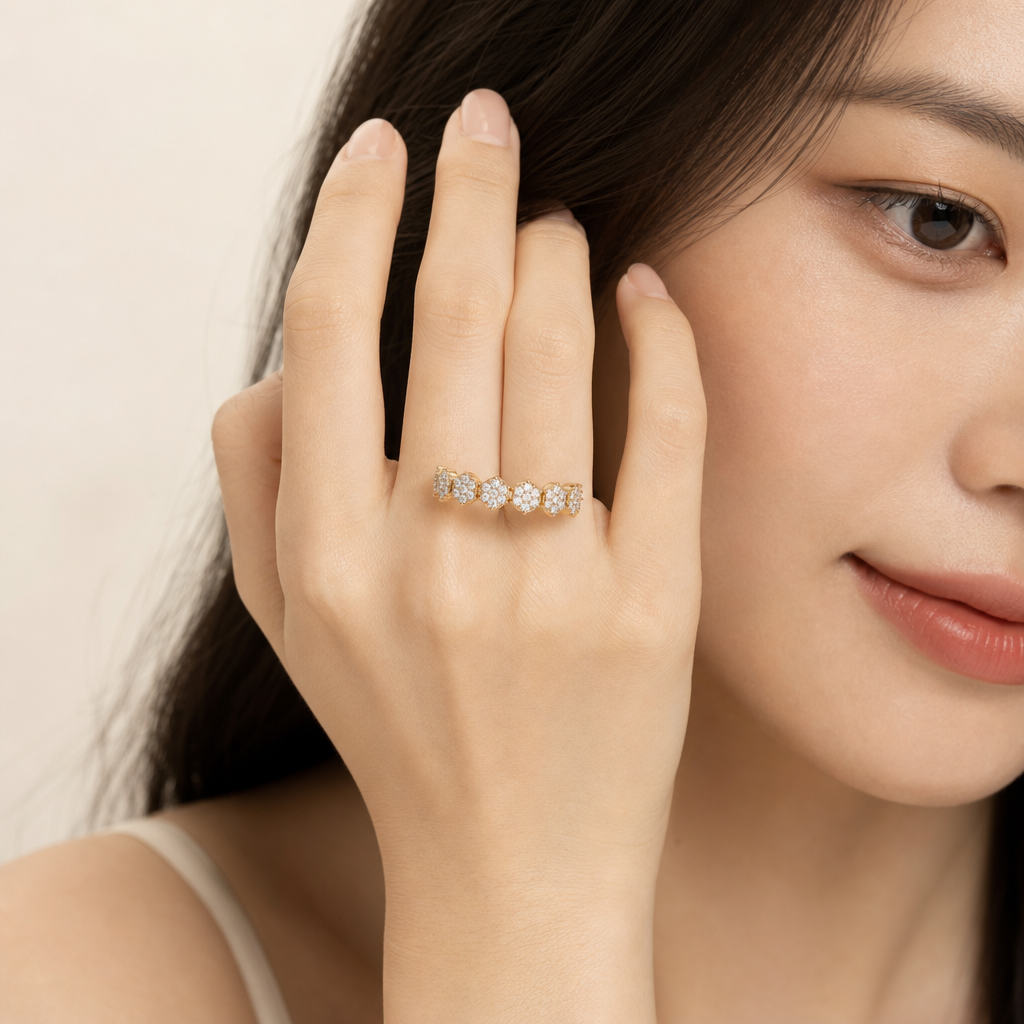 Round Lab-Grown Diamond Stackable Band