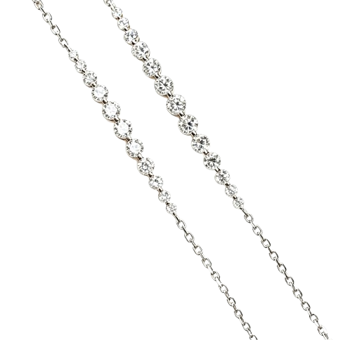 Meteor Gradient bracelet — white gold 3